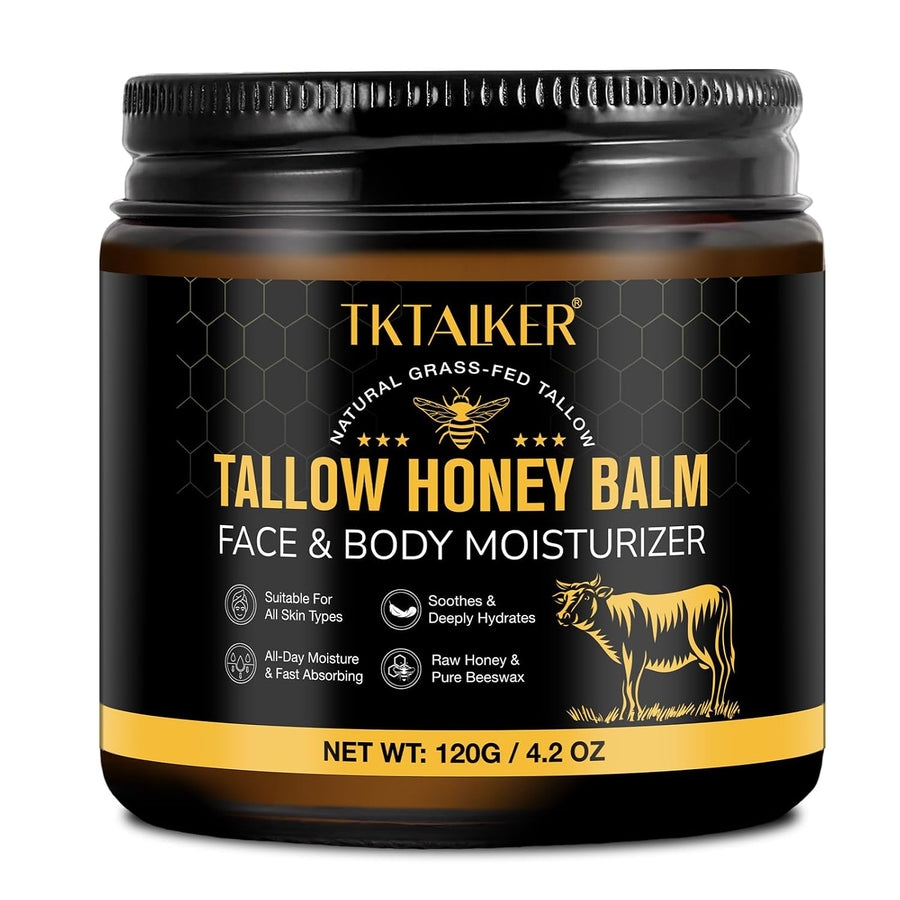 Beef Tallow for Skin, Beef Tallow for Face, Hydrating Tallow Balm With