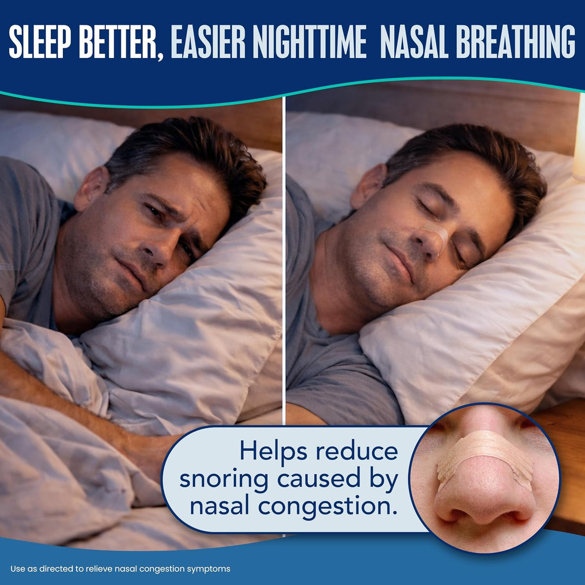 Extra Strength Nasal Strips, Congestion Relief, Tan, 44Ct