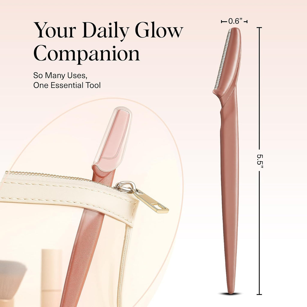 Dermaplane Razor for Women Face – Terracotta, 6 Pcs