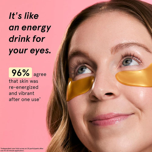 Award Winning Eye Patches for Puffy Eyes - Birthday Gifts for Women - under Eye Mask for Dark Circles and Undereye Bags - Gifts for Mom - Vegan Cruelty-Free Self Care (24 Pairs, Gold)