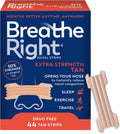 Extra Strength Nasal Strips, Congestion Relief, Tan, 44Ct