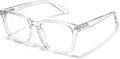 Blue Light Blocking Glasses for Women Men Square Frame Nerd Eyeglasses anti Blue Ray Computer Screen Glasses